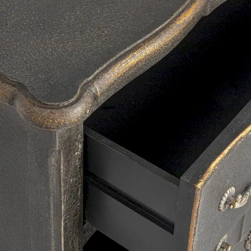 Distressed Wood 3-Drawer Dresser