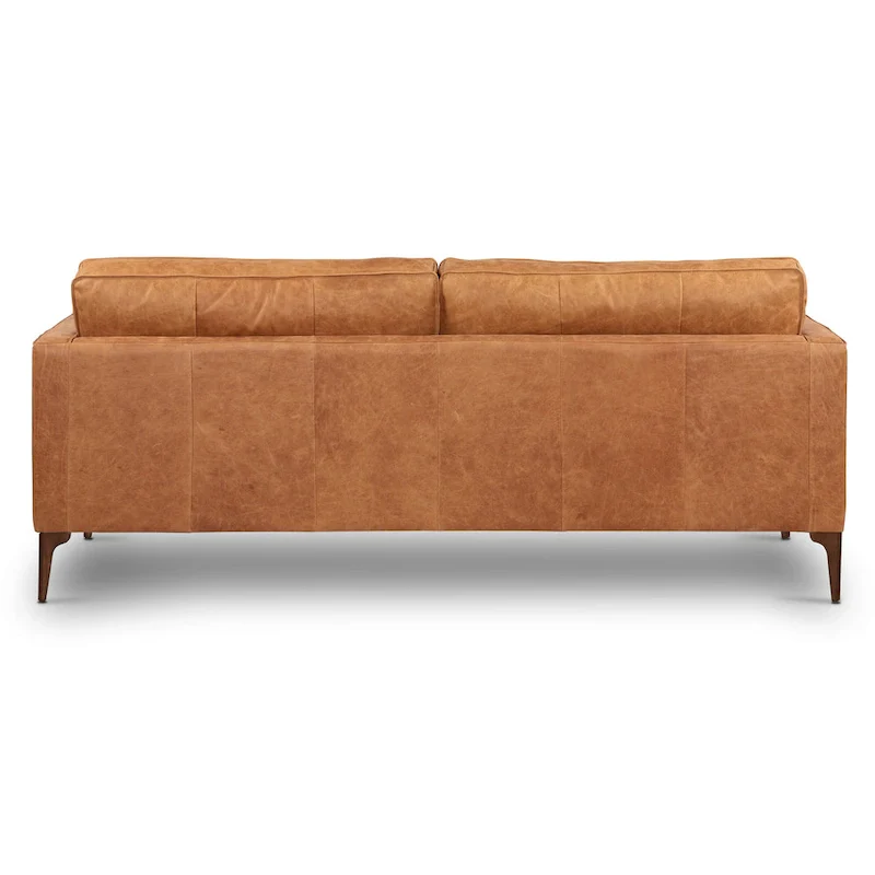 Mateo 82.5  Sofa - Full Grain Genuine Italian Leather