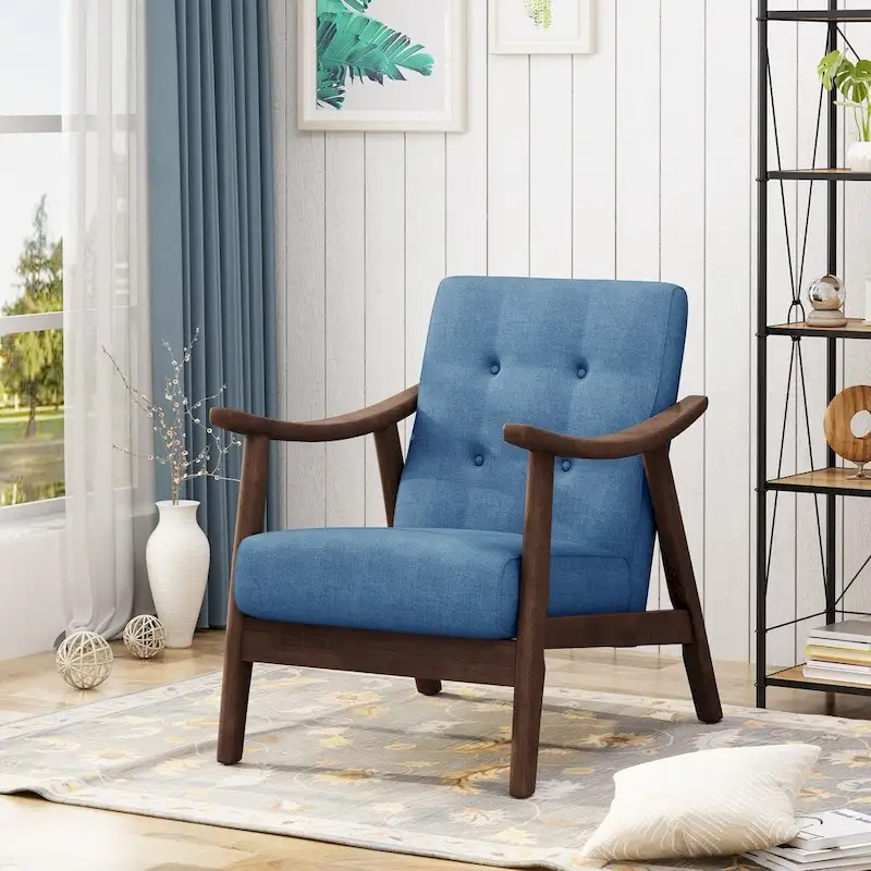 Chabani Mid-Century Modern Accent Chair by Christopher Knight Home