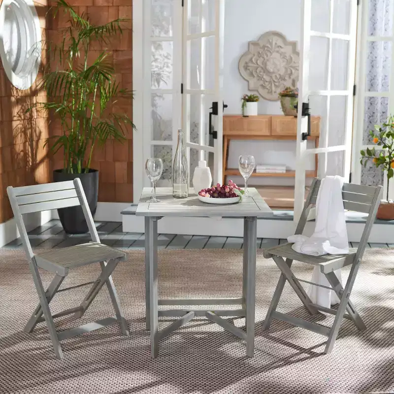Gallo Balcony Bistro Set - Indoor/Outdoor - PAT6751 - Safavieh