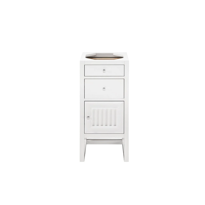 James Martin Vanities Athens 15  Cabinet w/ Drawers and Door, Glossy White
