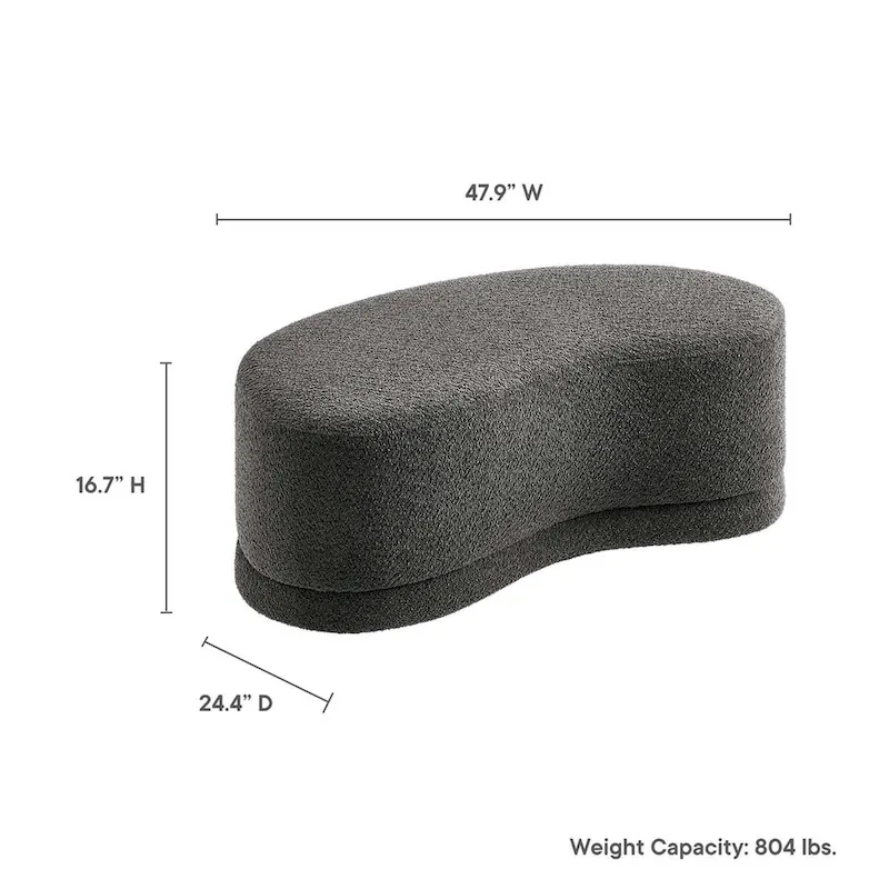 Nimbus 48 Upholstered Ottoman Bench