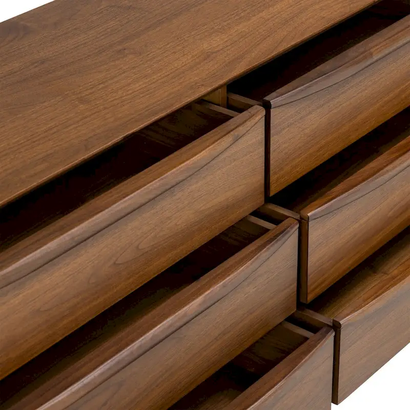 Poly and Bark Cura 63   Dresser in Walnut
