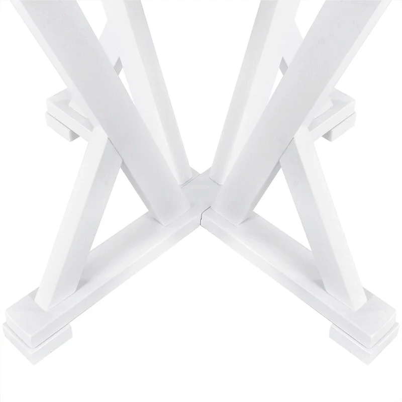 Rustic Farmhouse 5-Piece Counter Height Dining Table Set