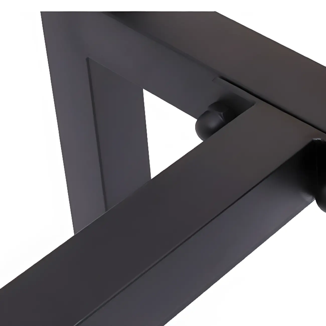 French Country Natural Wooden Iron Trestle Bar Tables