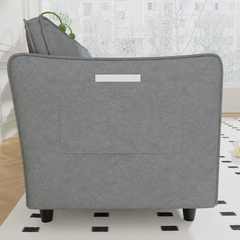 Christopher Knight Home - Hadley 74.27 Loveseat Sofa with Mid-Century Modern Design