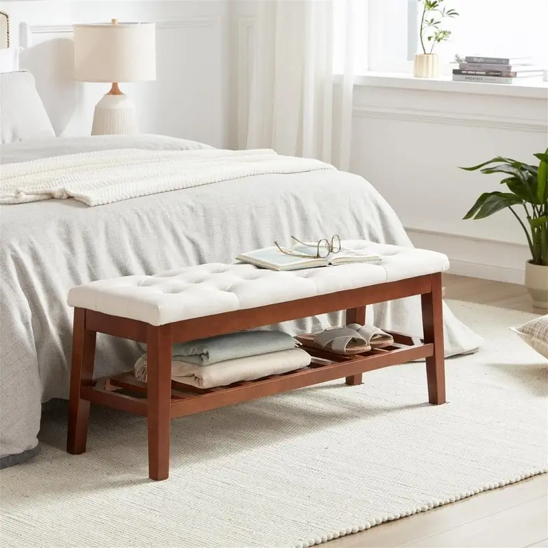 Shoe Bench Entryway - 43.3 D x 14 W x 18 H