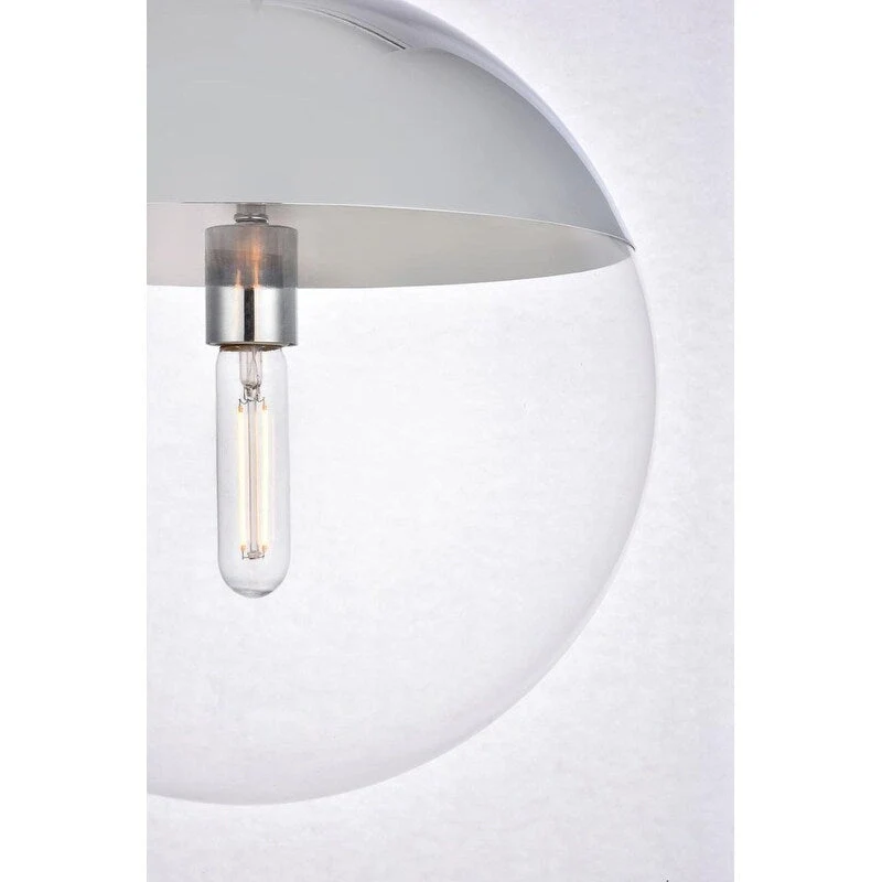 1-Light Pendant with 14 inch Clear Glass