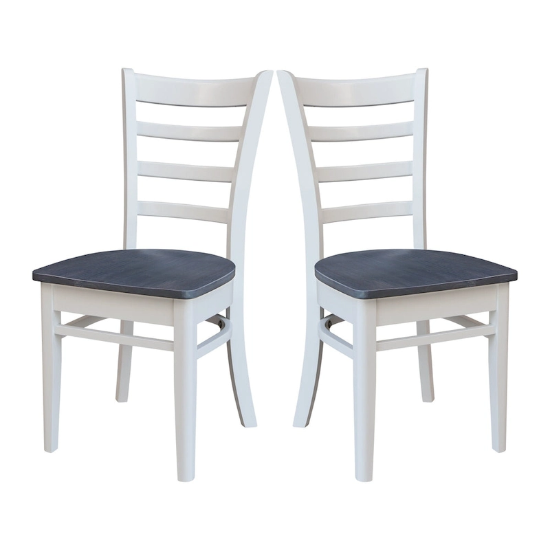 International Concepts Set of Two Emily Side Chairs