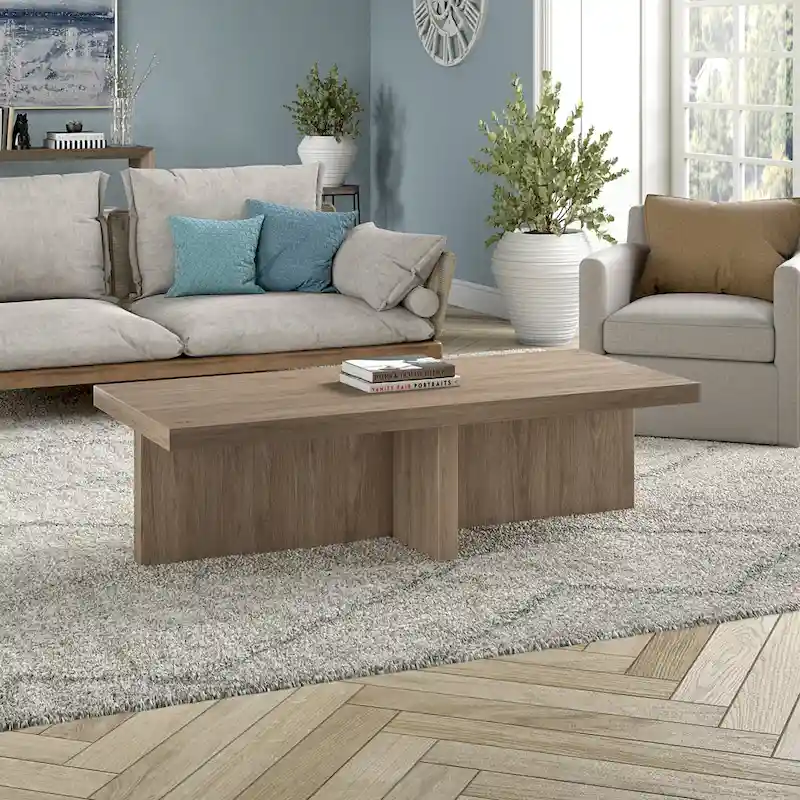 Elna 54 Wide Rectangular Coffee Table - 54 Wide