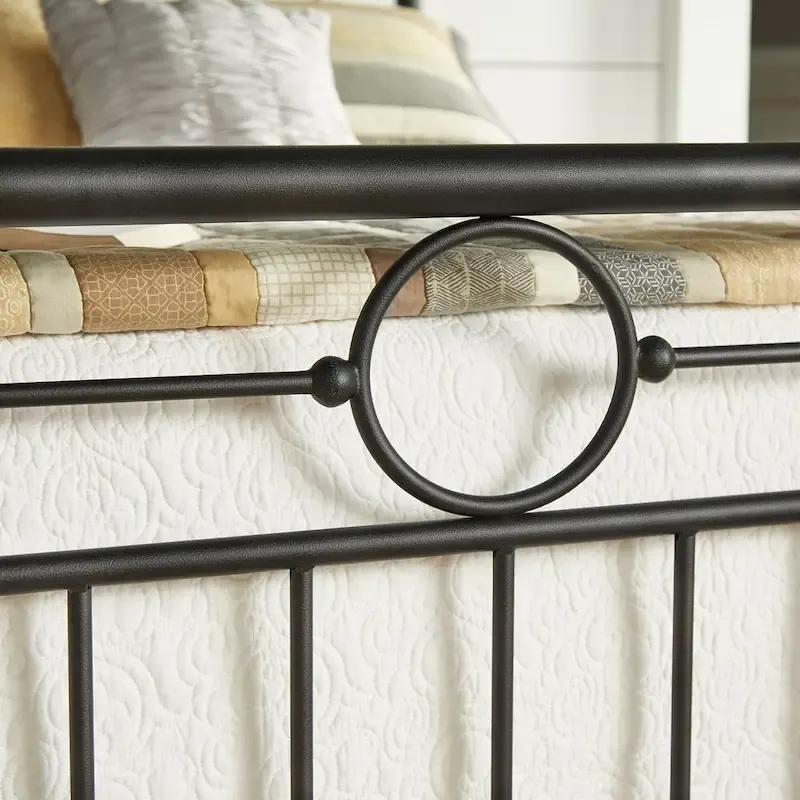 Kendal Black Metal Bed by iNSPIRE Q Classic