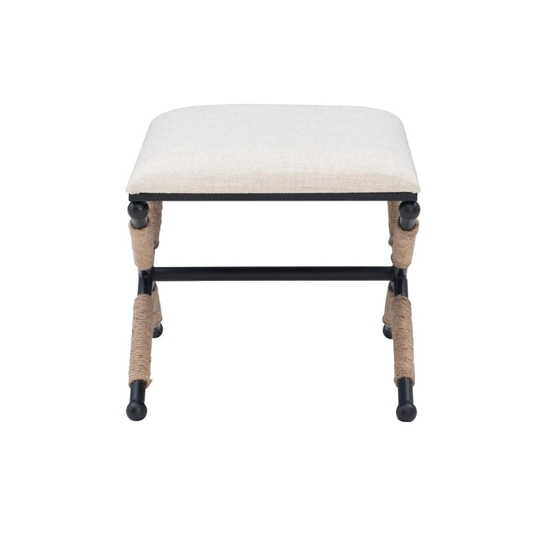 Ella Boho Campaign Accent Stool