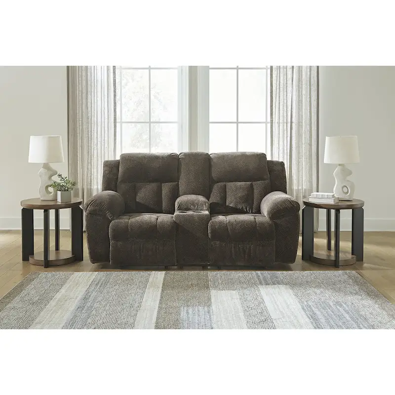 Frohn Double Reclining Loveseat with Console - 80W x 40D x 42H