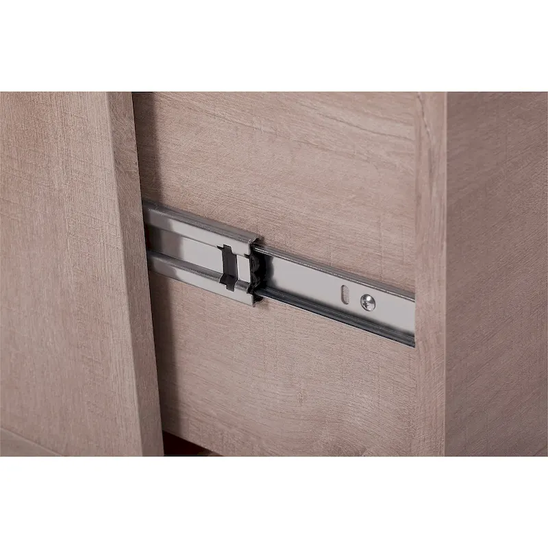 Key West 54W Computer Desk with Cabinet and Bookcase by Bush Furniture