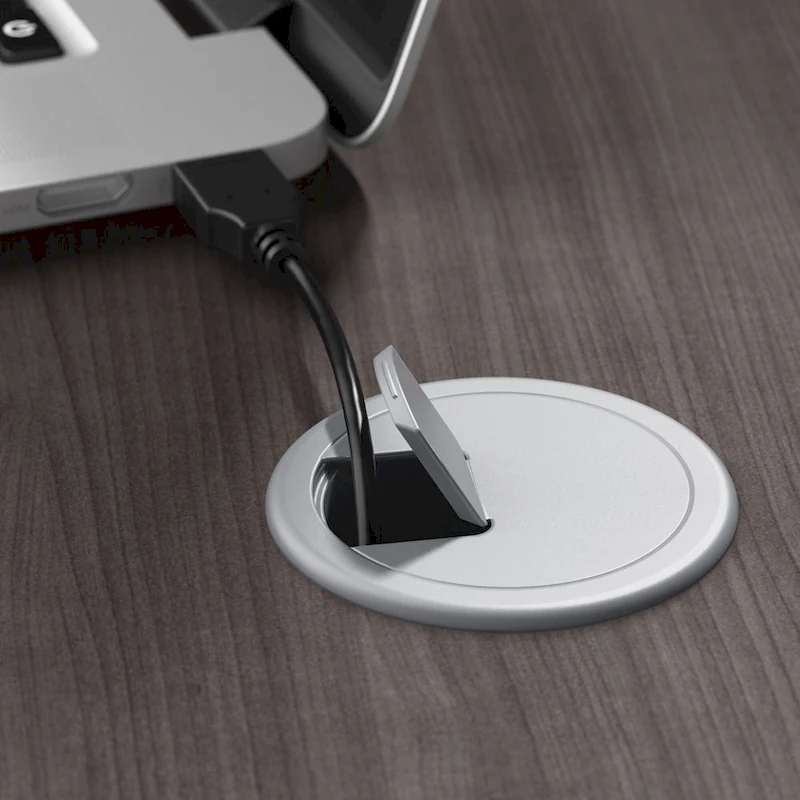 Hybrid 60W x 30D L Shaped Table Desk by Bush Business Furniture