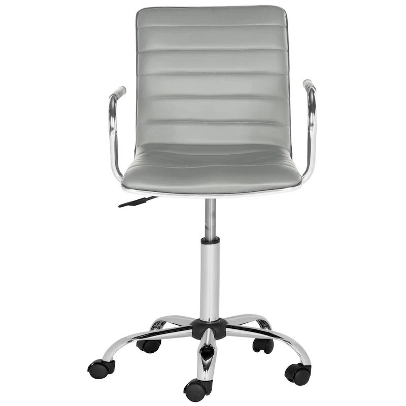 SAFAVIEH Kendra White Adjustable Height Office Desk Chair - 22.4  x 19.9  x 35.9  - 22.4  x 19.9  x 35.9  - 22Wx23Dx40H