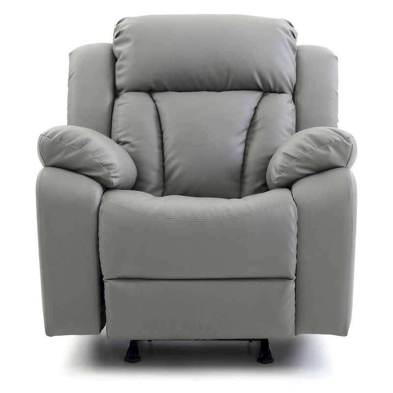 Daria Faux Leather Upholstery Reclining Chair - 38L x 37W x 41H
