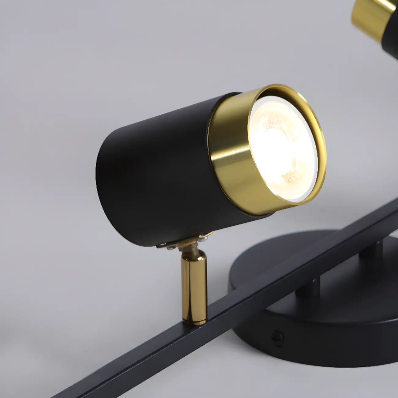 4-Light Modern Dimmable LED Track Lighting with Adjustable Head