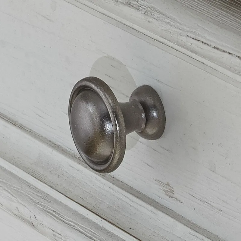 White Night Stand with Charging Station