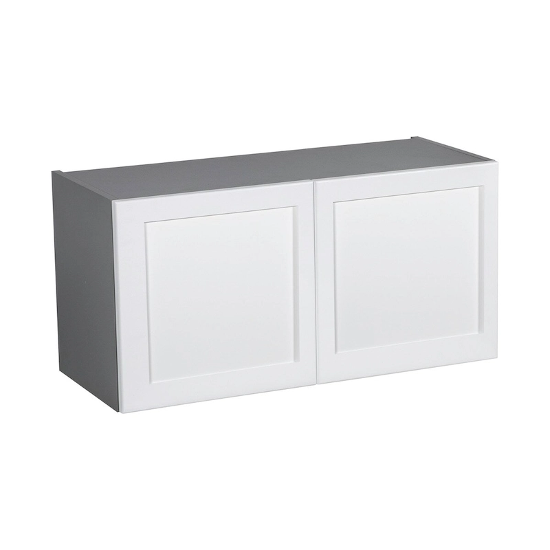 24 x 18 Wall Cabinet-Double Door-Grey - 24 x 18 x 12