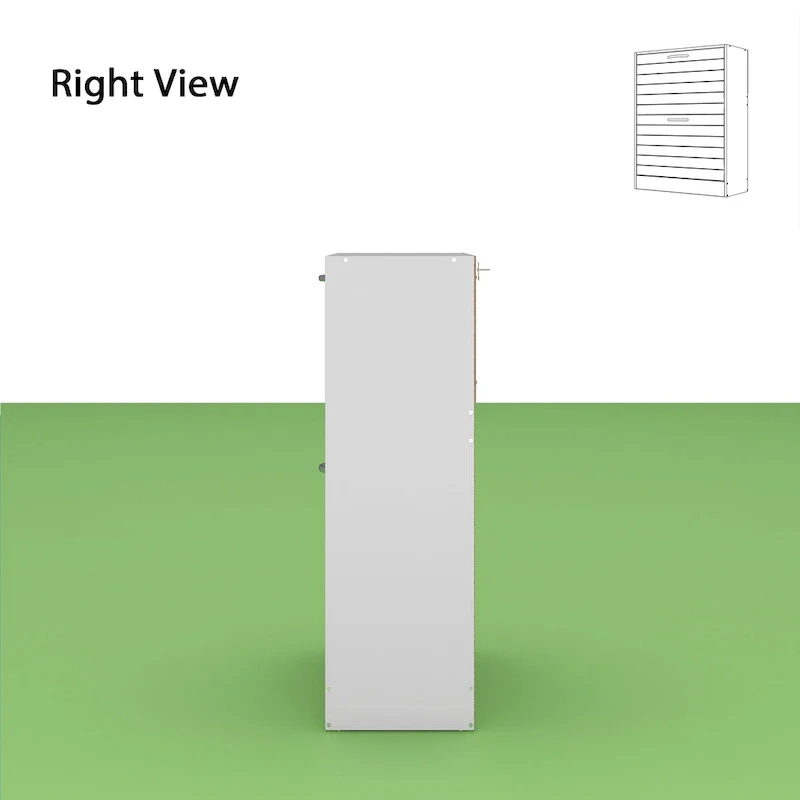 FUFU&GAGA 2 Tiers Shoe Rack Cabinet Shoe Cabinet Space-Saving