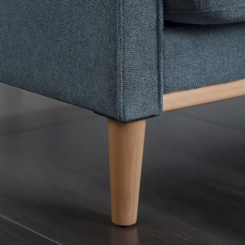 Tufted Loveseat with USB Outlet - 3 Seater