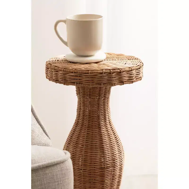 Kate and Laurel Sula Rattan Drink Table