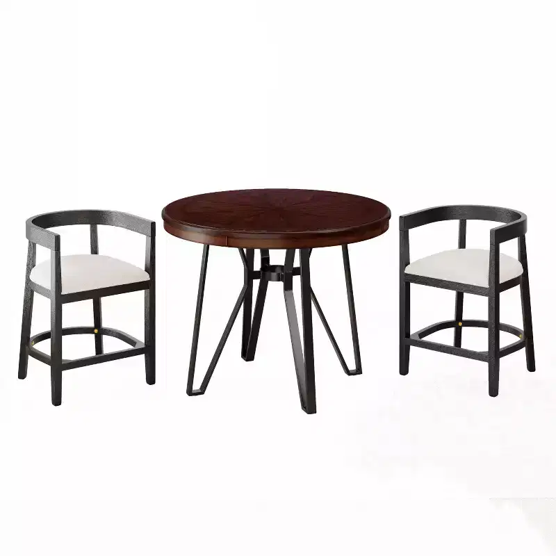 Christopher Knight Home Ethan 3pcs Upholstered Wood and Metal Bar Set