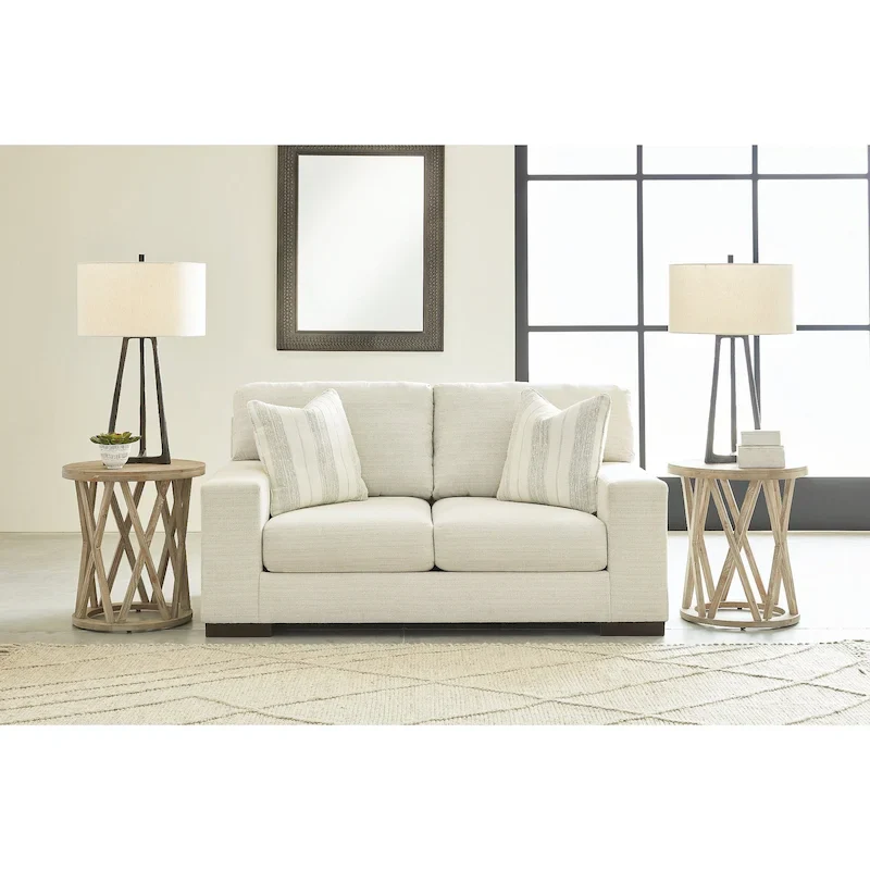 Modern Loveseat with Reversible Cushions – 70