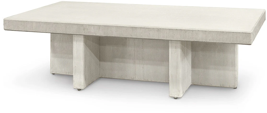 DELANO OUTDOOR COFFEE TABLE, WHITE