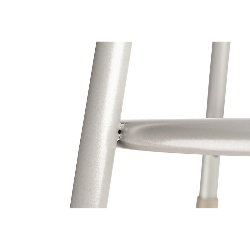 NPS 24 Heavy Duty Vinyl Padded Steel Stool, Grey