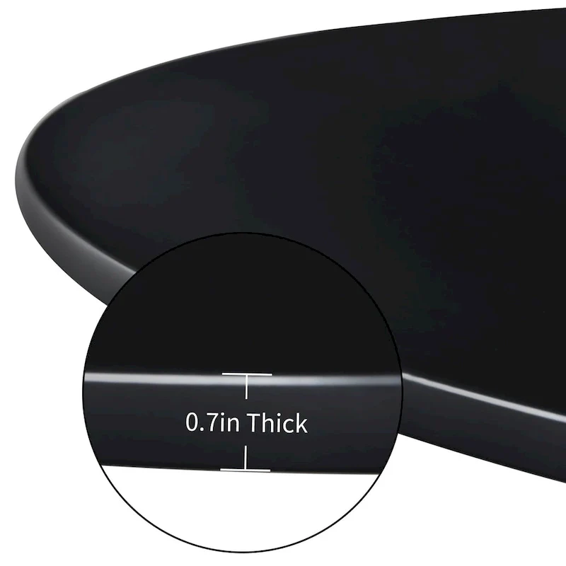 31.5Modern Round Dining Table End Table Leisure Coffee Table - N/A