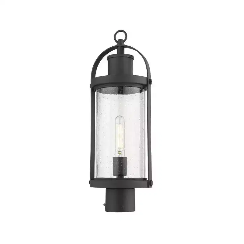 Z-Lite Roundhouse 1 - Light Lantern in Black