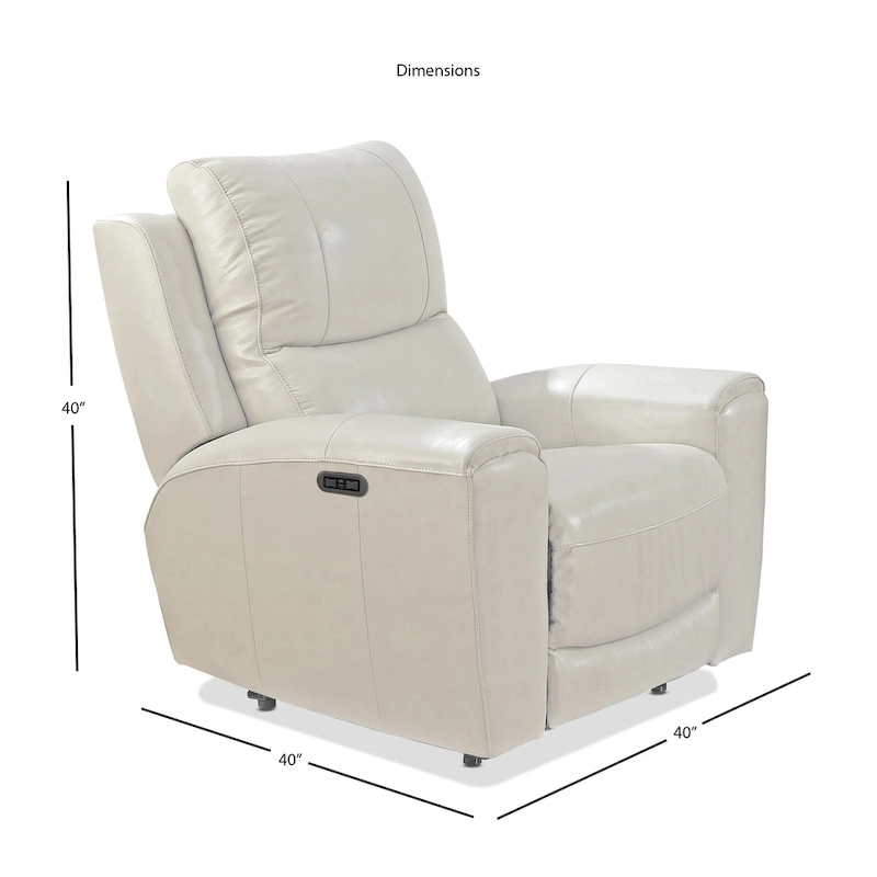 Copper Grove Fyti Top Grain Leather Power Reclining Chair