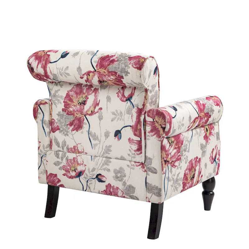 Living Room Armchair with Nailhead Trim - 29.9 W x 29.9 H x 32.9 D