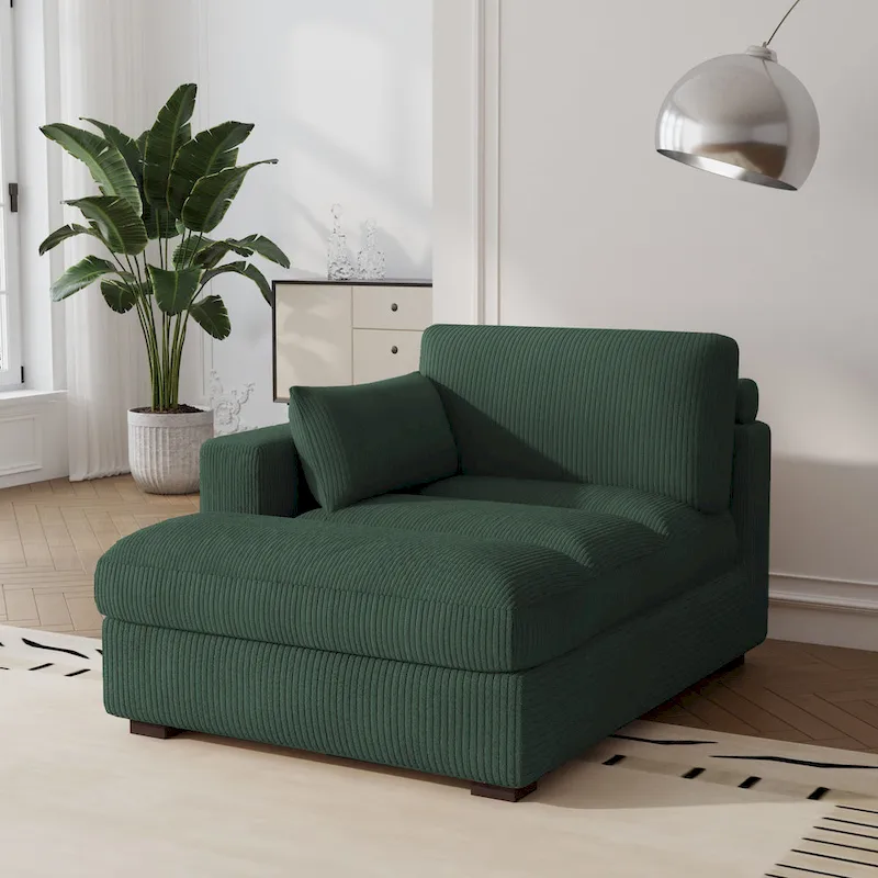 Left and Right Sectional Sofa Set Chaise Lounge Sofa Chair