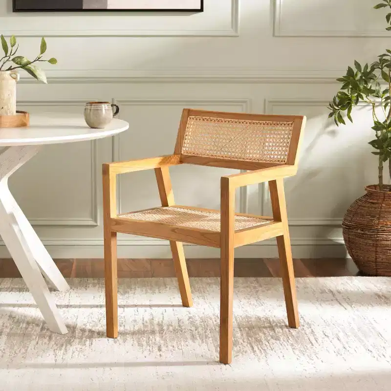 Cire Rattan Dining Chair - DCH1016 - Natural/Natural - Safavieh