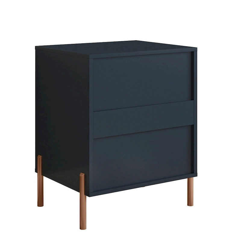 Modern 2-Drawer Nightstand Bedside Table End Table Furniture