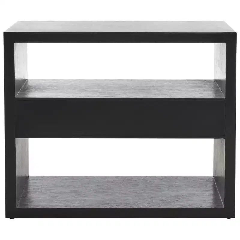 Munson 2 Shelf 1 Drawer Nightstand - NST6603 - Safavieh