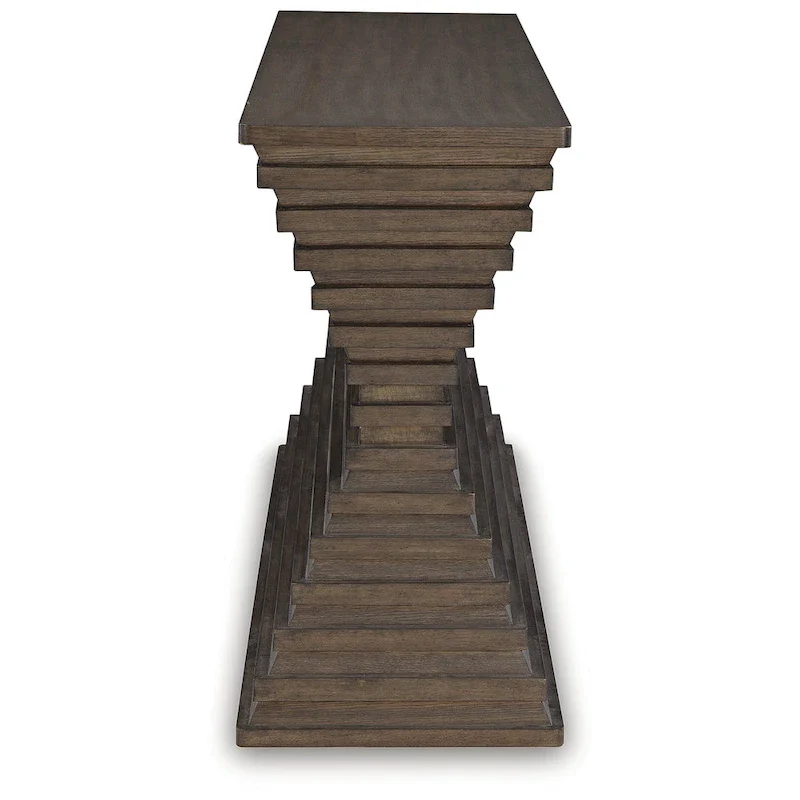 Brown Sofa Table - 72 W x 18 D x 34.75 H