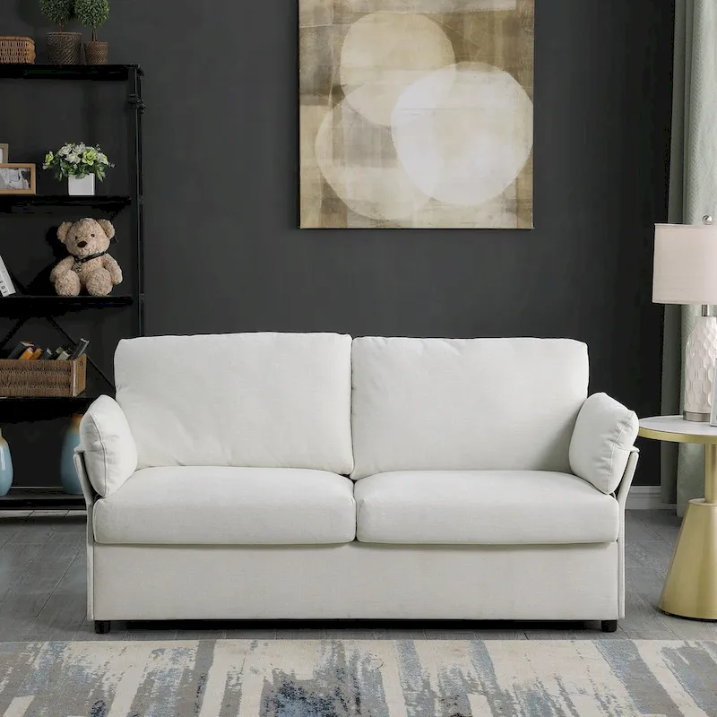 Modern Chenille Loveseat Sofa Couch