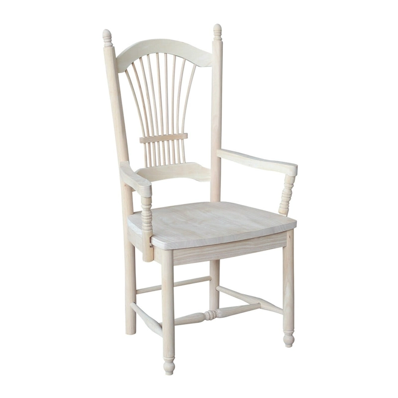 International Concepts Sheafback Chair with Arms