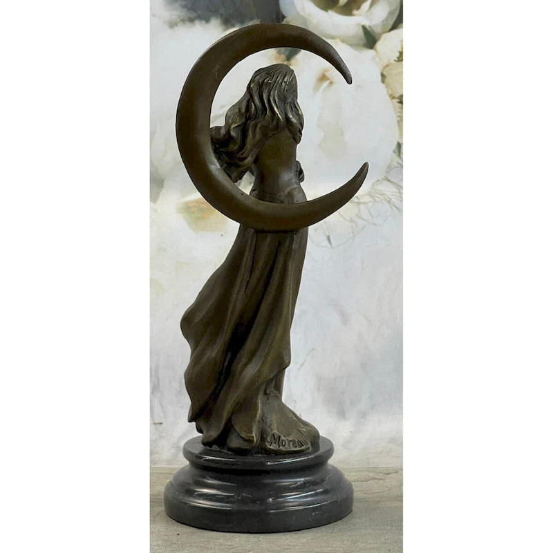 Aphrodite ~ Goddess Of Love Beauty Venus Beautiful Genuine Bronze Statue 10 Inches
