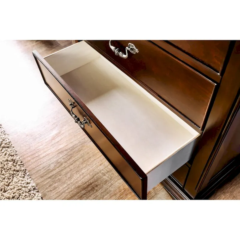 Traditional Cherry Solid Wood 6-Drawer Chest