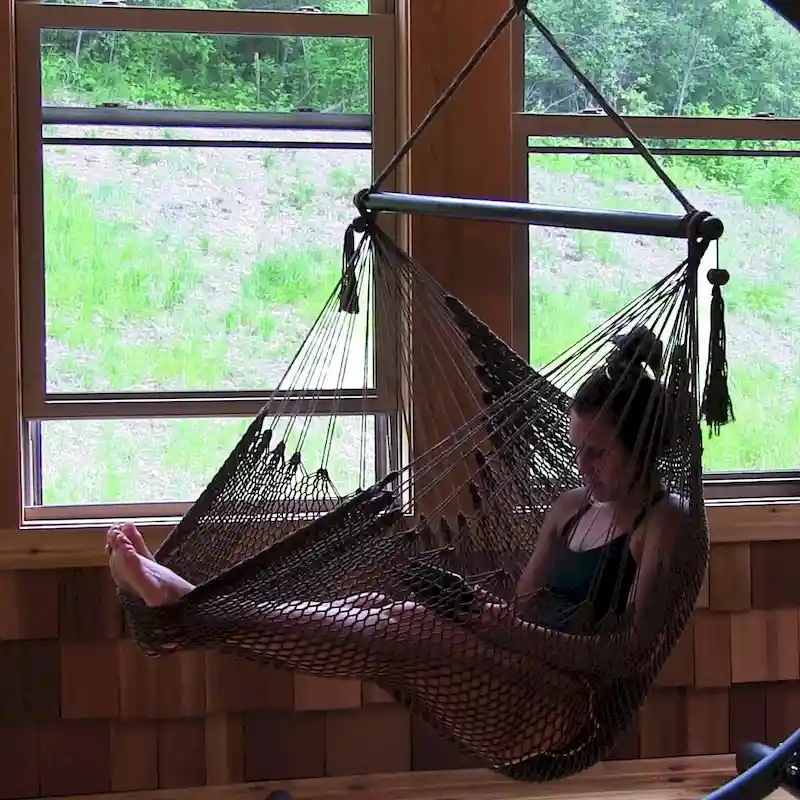 Sunnydaze Hanging Caribbean XL Hammock Chair