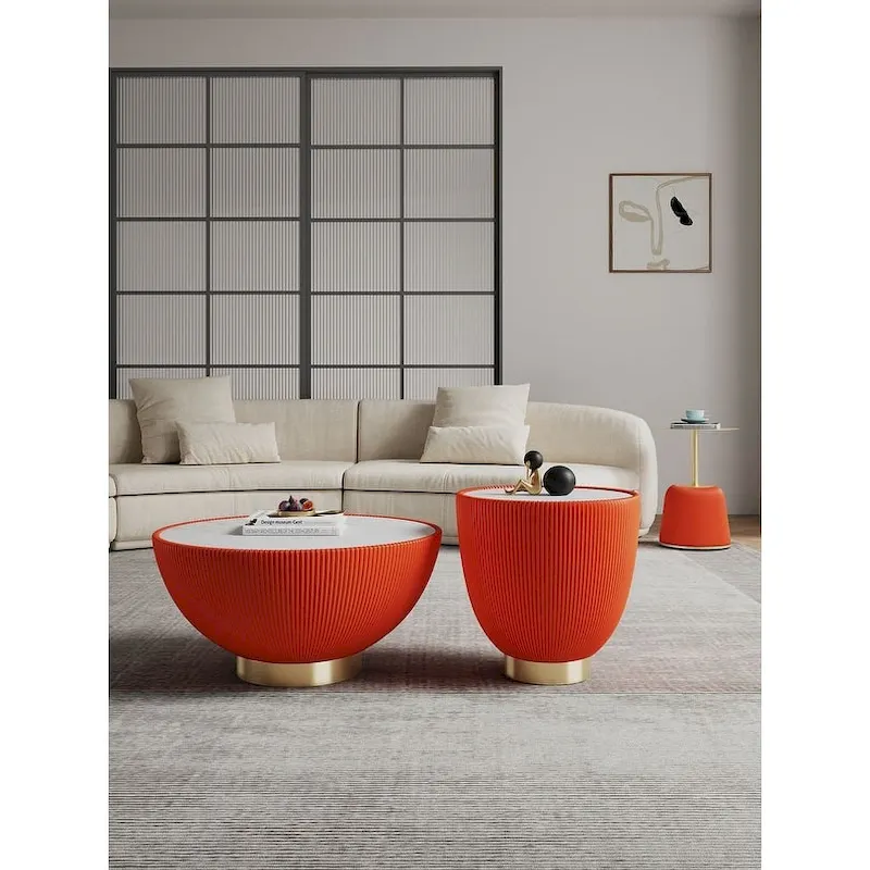 Modern Upholstered Dining Table with Chairs