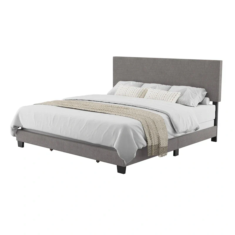 Nova Modern King Bed, Box Spring Required