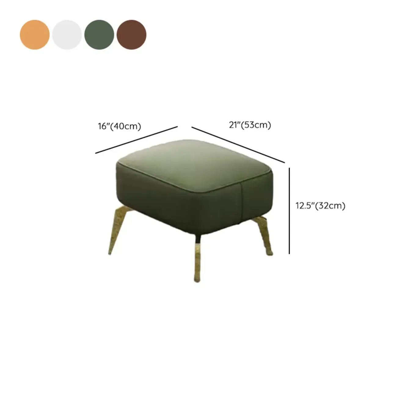 Modern Upholstered Rocking Chair with Optional Ottoman