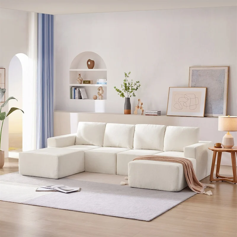 Modular U Shaped Sectional Sofa