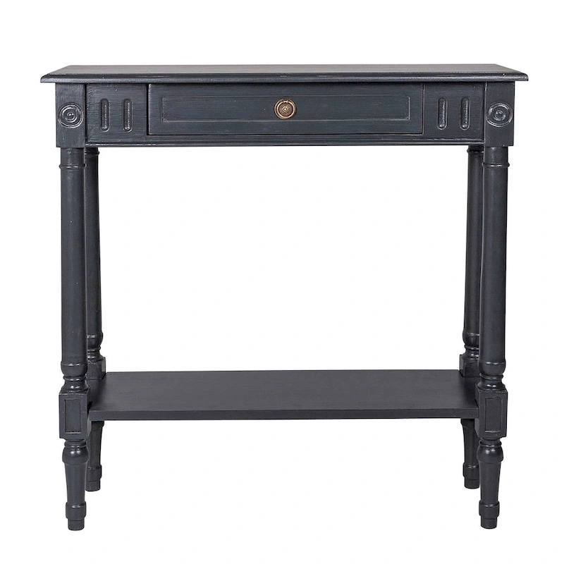 Wood Console Accent Table With Drawer by East at Main